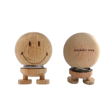 Hoptimist smiley med navn